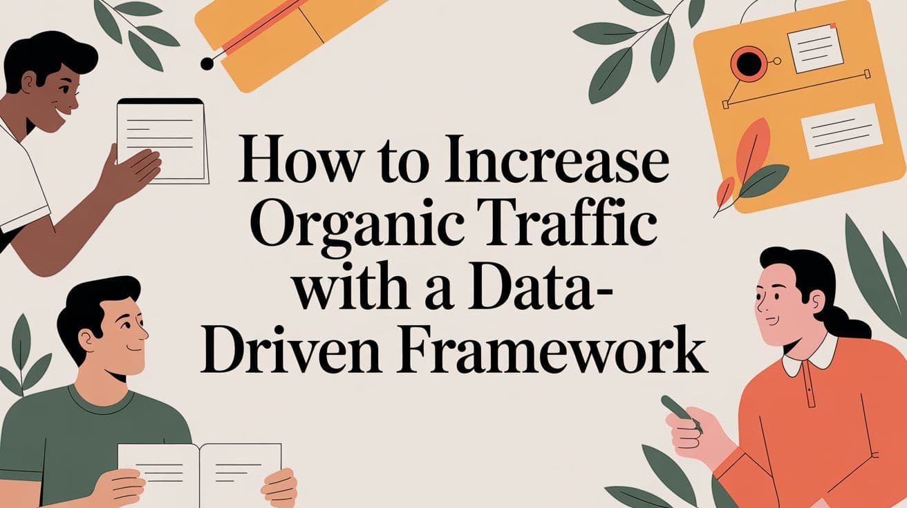 How to Increase Organic Traffic with a Data-Driven Framework