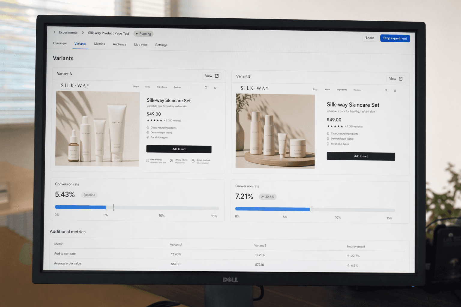 Silk-way creative — four ecommerce ad and CRM mockups for corrective lingerie