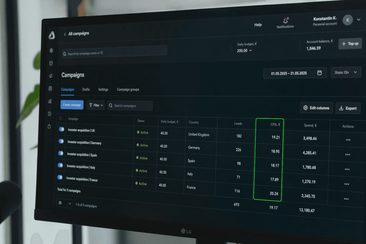 simple estate — dashboard