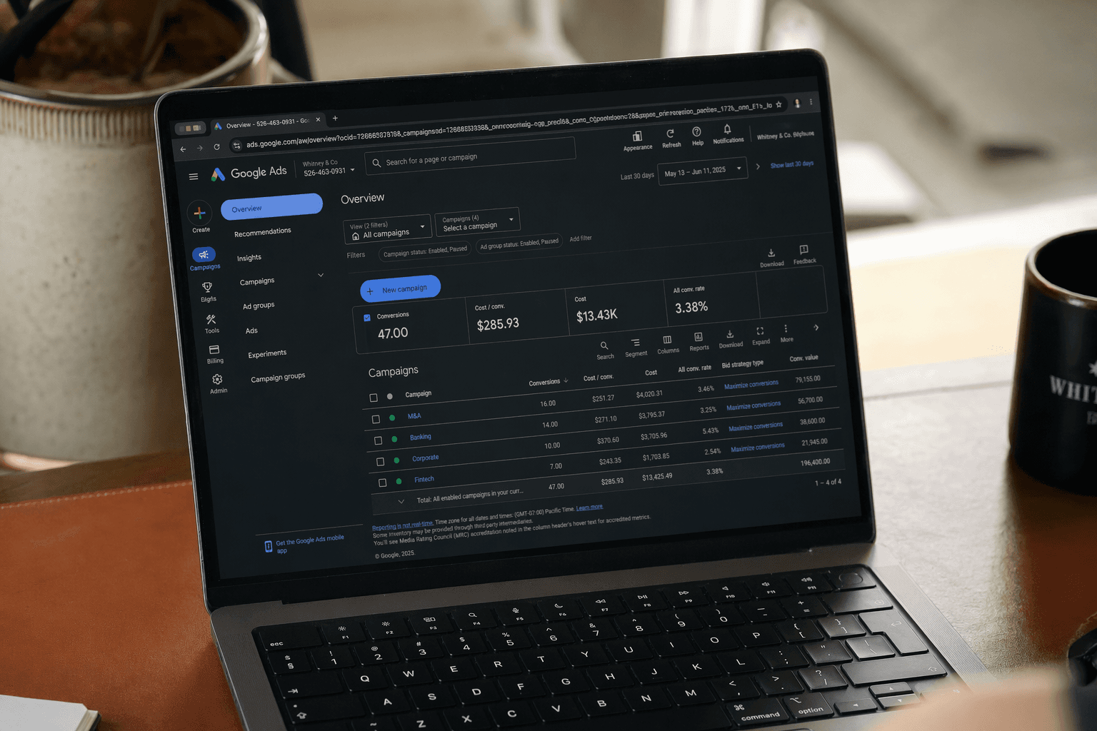 vk partners — dashboard