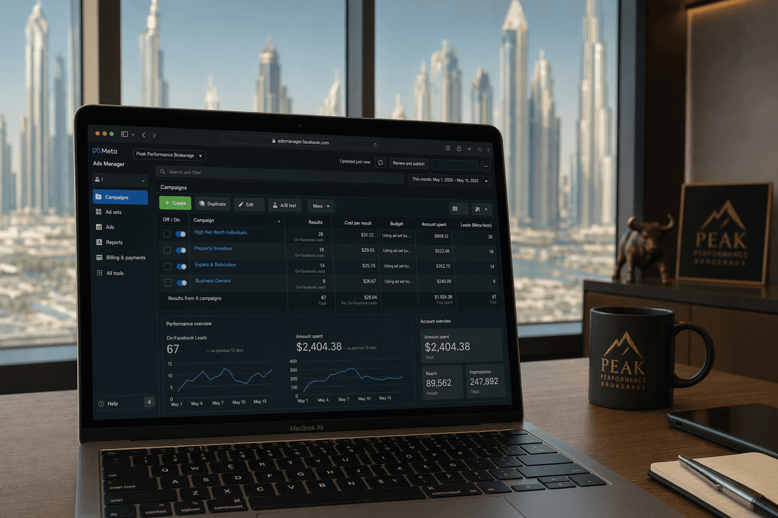 aarna — dashboard